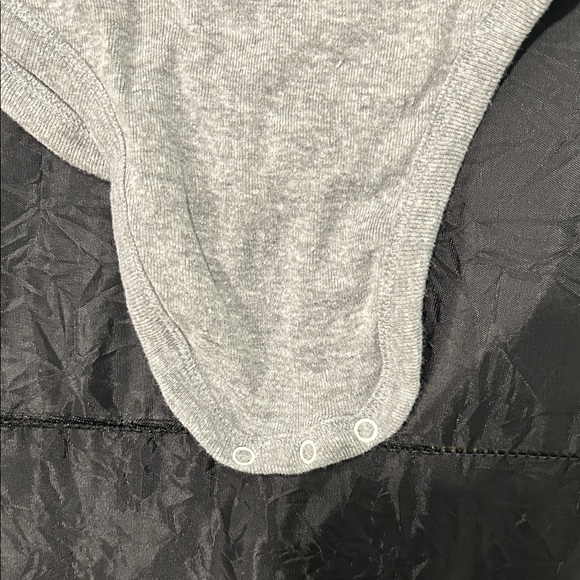 Newborn Gray Graphic Onesie - Picture 6 of 6